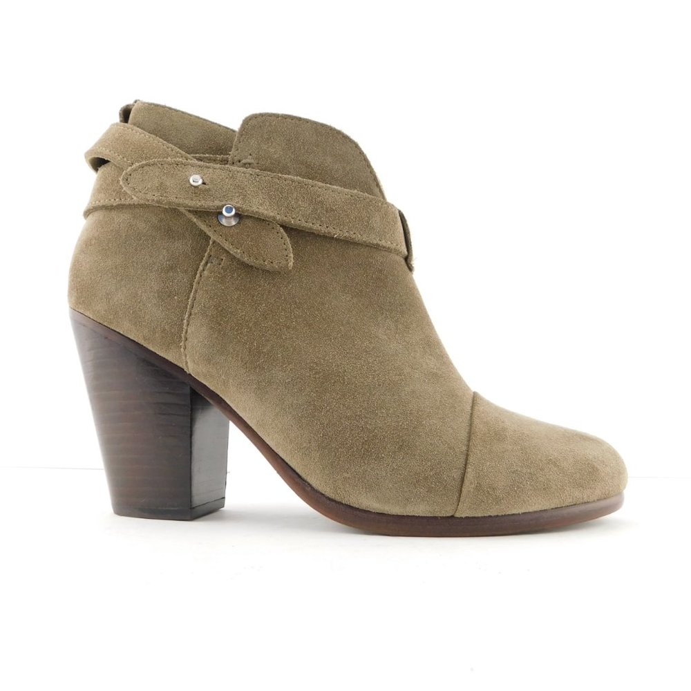 Unworn Rag&Bone Taupe Strap Block Heel Bootie 38.5 - image 2